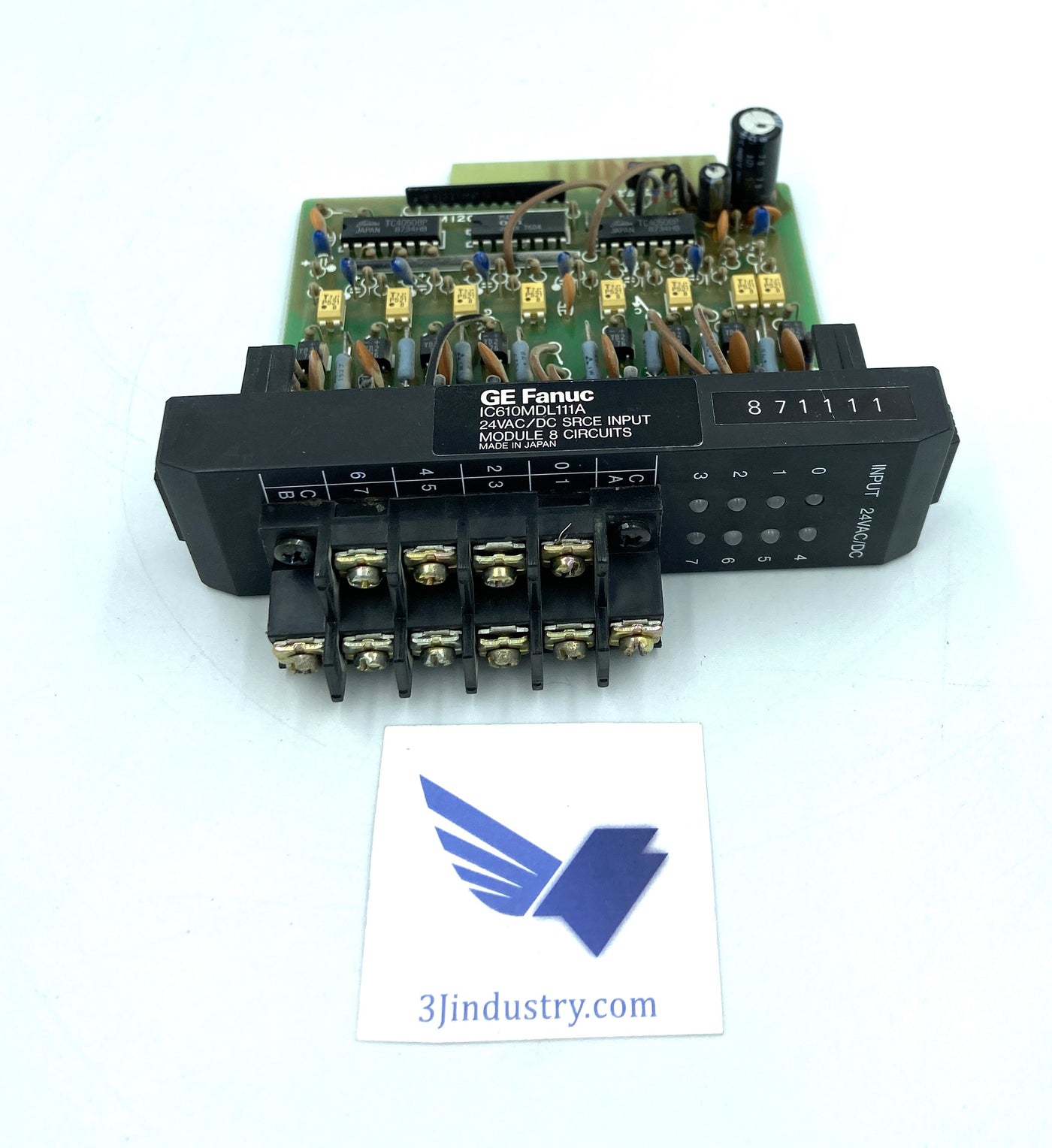 24vac Input Module IC610MDL111A - 24VAC/DC SRCE INPUT - 8 CIRCUITS - GE FANUC IC610 MODUL ...