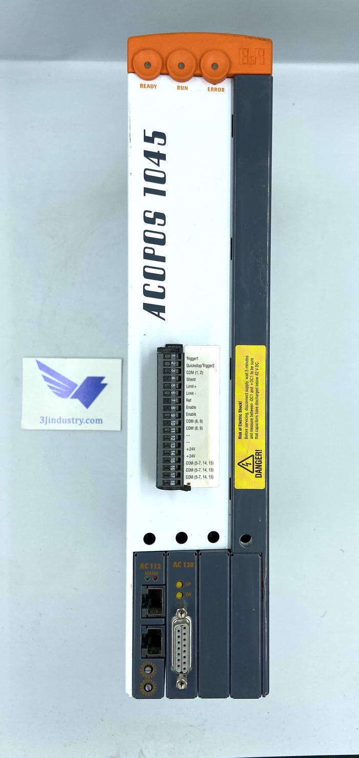 8V1045.00-2 REV S0 -8V104502 - ACOPOS1045 - 50/60HZ - 400-480VAC - 4,4A  -  B&R 8V1045 SERVO DRIVE