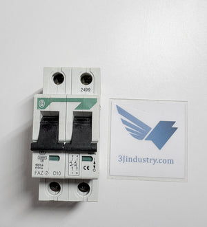 FAZ-2-C10  -  Moeller Circuit Breaker - FAZ-2 - FAZ2C10  2-Pole 10A 400/415V AC