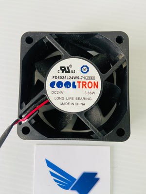 FD6025L24W5-71-2NSC1 - 24VDC 3,36W 2 WIRE  -  COOLTRON  COOLING FAN