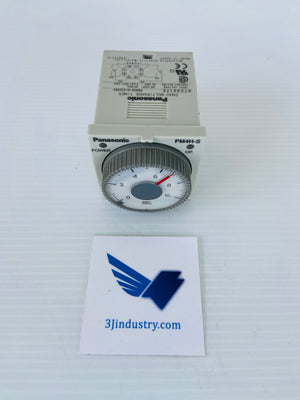 PM4HS-H-AC240V - 8 PIN - 1sec to 500hrs - 100-240V 50/60HZ 5A 250V  -  PANASONIC PM4H-S MULTIRANGE TIMER