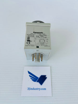 PM4HS-H-AC240V - 8 PIN - 1sec to 500hrs - 100-240V 50/60HZ 5A 250V  -  PANASONIC PM4H-S MULTIRANGE TIMER