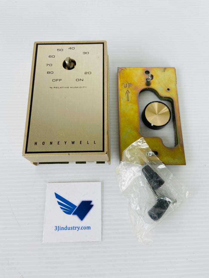 H46C-1000 - 20-80% RANGE - HUMIDITY CONTROLLER HYGROSTAT  -  HONEYWELL H46C THERMOSTAT