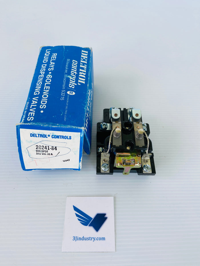 900 DPDT 20241-84 - 120/240VAC - S115D 1-1/2HP 30A  -  DELTROL CONTROLS 20241 POWER RELAY