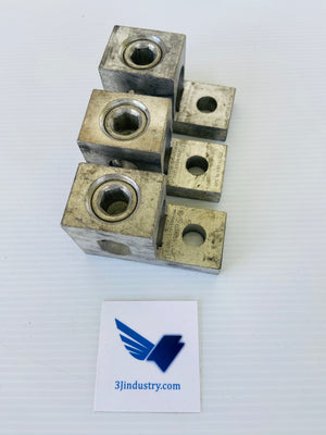 LOT OF 3 - ILSCO D3591 3/0-750 kcmil - aluminium - 620 in lbs  -  ILSCO D3591 LUG