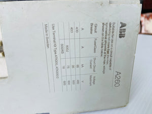A260-30 - COIL 110-120V - 50/60HZ - 3 PHASE  250HP 600V 400A CAL18-11 A26030  -  ABB A260 CONTACTOR