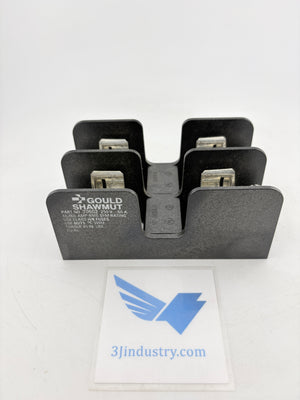 Gould Shawmut 20602 2-Pole Fuse Block  250V AC, 60A, 10,000 Amp