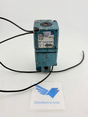 MAC Valves 224B-581BAAA 3-Way Solenoid Valve 24VDC 1W Vac-150 PSI 1/4 NPT