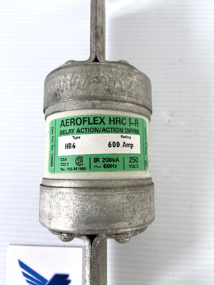 HB6-600 600A 200KA 60HZ CSA  -  AEROFLEX HB6600 FUSE