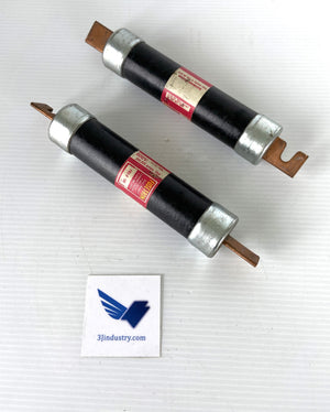 LOT OF 2  - FRS-R 100 - 600V 100A  -  FUSETRON BUSSMAN FRSR100 DUAL ELEMENT FUSE