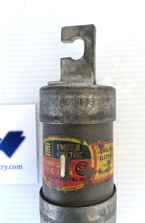 CF125 CF.125. 600VAC 125A  -  ENGLISH ELECTRIC CF125 FUSE