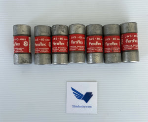 LOT OF 7 - JAS-40 - HRC1  - 60VAC - 4A  -  AEROFLEX JAS40 FUSE