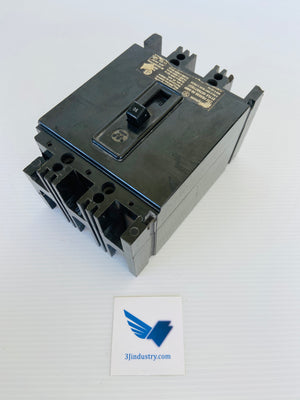 FB3030 - 3 POLE - 600VAC 30A 40C LINE PHASE BARRIER BROKEN  -  WESTINGHOUSE FB3030 CIRCUIT BREAKER