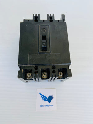 FB3015 - 3 POLE - 15A 600VAC 250VDC LINE PHASE BARRIER BROKEN  -  WESTINGHOUSE FB3015 CIRCUIT BREAKER