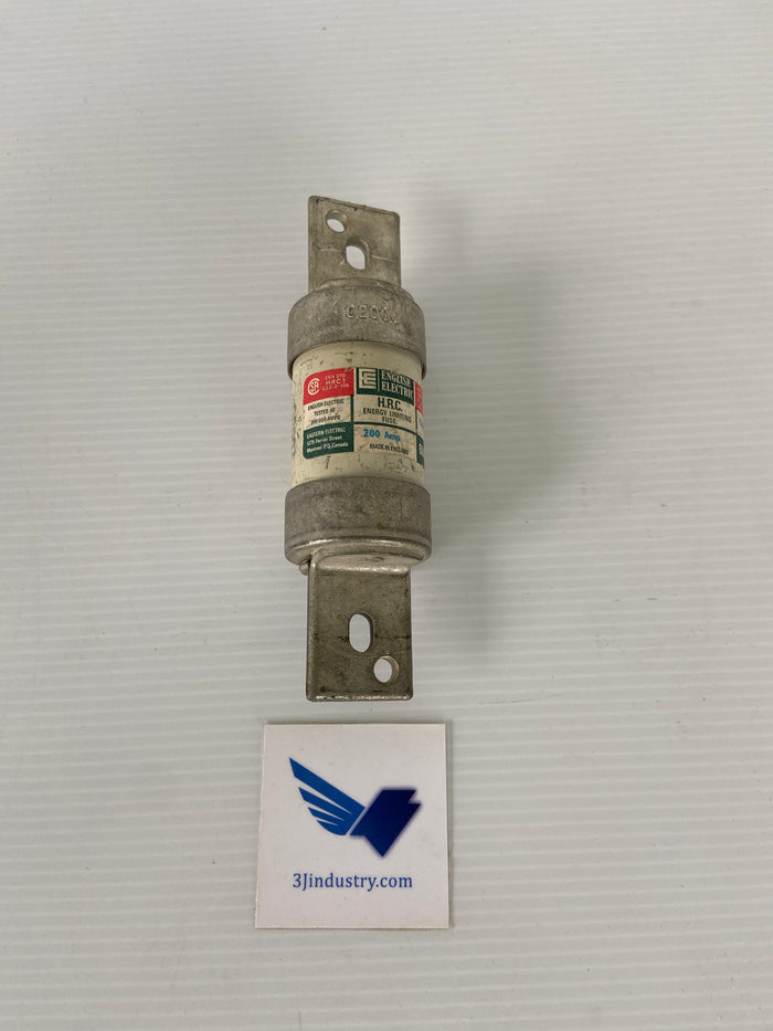 C200J - 200A - 600VAC  -  ENGLISH ELECTRIC C200J FUSE