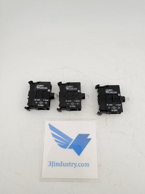 3JIndustry Eaton LOT OF 3 M22-LEDC230-G LED Element industrial automation component
