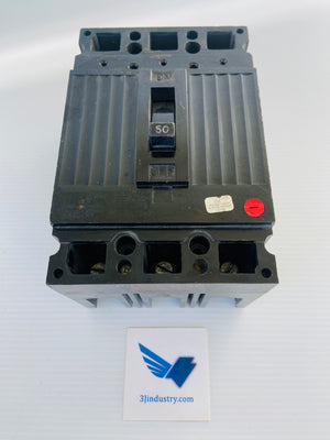 TEB132050 - 50A - 3 POLE - 3 PHASE - 240VAC - 50/60HZ  -  GENERAL ELECTRIC GE TEB132050 BREAKER