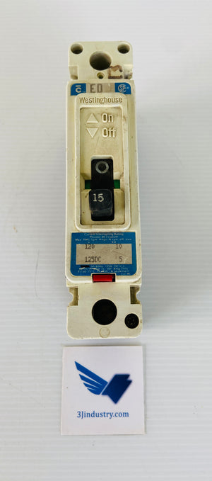 ED1015 - 8985A81G03 - SERIE C - 15A - 120V - 1 POLE  -  WESTINGHOUSE ED1015 BREAKER