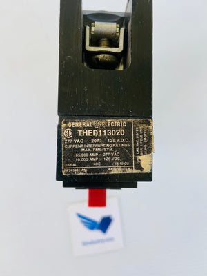 THED113020 277VAC 20A 125VDC 1 POLE  -  GE GENERAL ELECTRIC THED113020 BREAKER