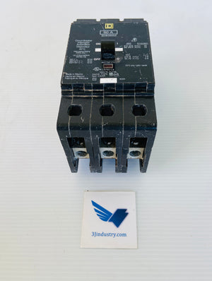 EDB36060 - 600V 3 POLE 60A  -  SQUARE D SCHNEIDER ELECTRIC EDB36060 BREAKER