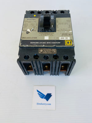 FAL36030 30A 600VAC 250VDC 3 POLE  -  SQUARE D SCHNEIDER ELECTRIC FAL36030 BREAKER