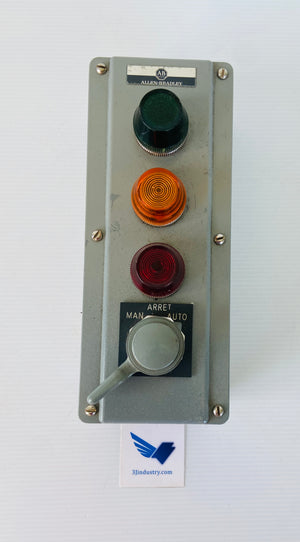 800T3TZ - 4 PUSHBUTTONS  -  ALLEN BRADLEY 800T-3TZ PUSH BUTTON ENCLOSURE