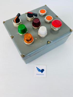 9001 TYPE K-Y9 - 600V - 9 PUSHBUTTON  -  SQUARE D 9001KY9 PUSH BUTTON ENCLOSURE
