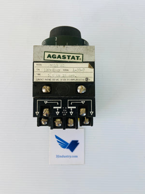 7012AC - COIL 120V 60HZ 1,5 TO 15 SEC  -  AGASTAT TE CONNECTIVITY 7012 AC TIME DELAY RELAY