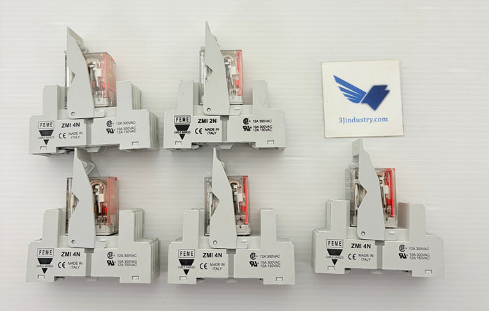 ZMI-4N  -  Carlo Gavazzi ZMI RELAY SOCKET SET OF 5