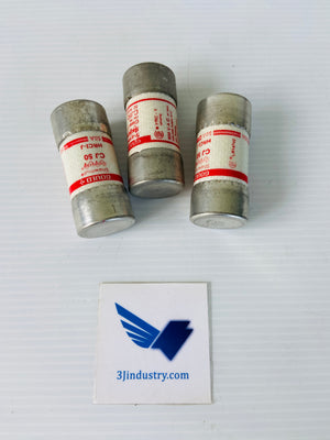 LOT OF 3 CJ 50 - 50A - 600V CLASS J  -  GOULD SHAWMUT CJ50 FUSE