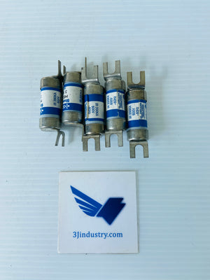 LOT OF 5 - MS 3 - 3A - 600V TYPE HRCI-CA  -  GOULD SHAWMUT MS3 FUSE