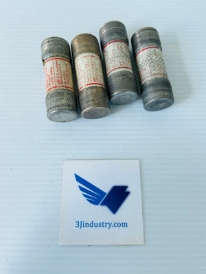 LOT OF 4 CJ15 - 15A - 600V CLASS J  -  GOULD SHAWMUT CJ-15 FUSE