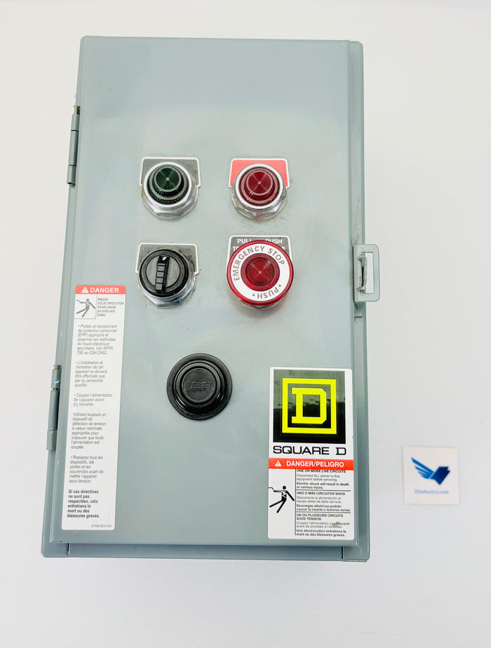 8536SGG2V02C59P1P92SX7  -  Schneider Electric Motor Control Panel Enclosed Motor Starter