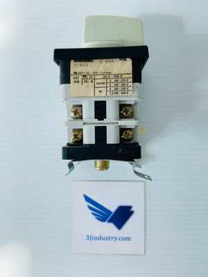 VY20 D/014 D 06N - 600VAC  - 20A 7,5HP 3PH  -  ENTRELEC VY20D/014D06N ROTARY CAM SWITCH