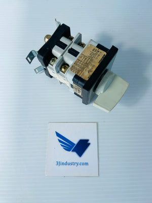 VY20 D/014 DL06N - 600VAC - 20A - 3PH - 7,5HP  -  ENTRELEC VY20D/014DL06N ROTARY CAM SWITCH