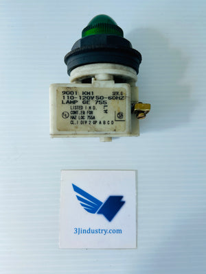 9001-KM1G - 110/120V - 50/60HZ - LAMP GE 755  -  SCHNEIDER ELECTRIC SQUARE D 9001KM1G PILOT LIGHT
