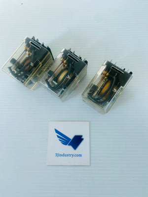 LOT OF 3 - EQU14A35F-AC120 - 120VAC - 10A  -  EQUIPTEX EQU14A35FAC120 RELAY