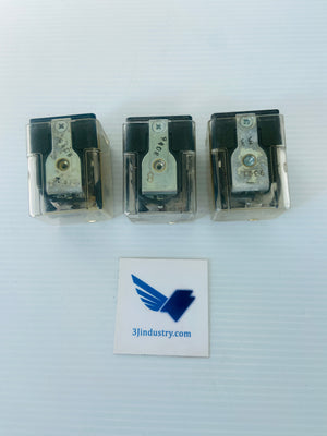 LOT OF 3 - EQU14A35F-AC120 - 120VAC - 10A  -  EQUIPTEX EQU14A35FAC120 RELAY