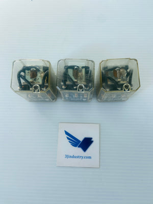 LOT OF 3 - EQU14A35F-AC120 - 120VAC - 10A  -  EQUIPTEX EQU14A35FAC120 RELAY