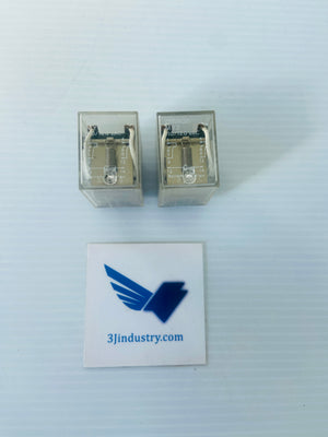 LOT OF 2 MY2 - 110/120VAC  -  OMRON MY2AC110120 MINIATURE POWER RELAY