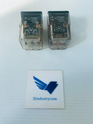 LOT OF 2  - KRPA-11AN-120 - 120VAC - 1/6HP - 10A  -  POTTER & BRUMFIELD KRPA11AN120 RELAY