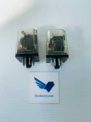 LOT OF 2  - KRPA-11AN-120 - 120VAC - 1/6HP - 10A  -  POTTER & BRUMFIELD KRPA11AN120 RELAY
