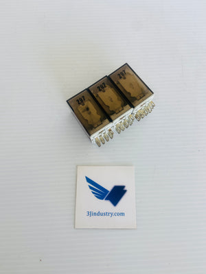 LOT OF 3 RA400024 - 24V   -  SCHRACK RA400024 RELAY