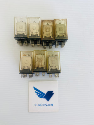 LOT OF 7 - LY2 100/110VAC   -  OMRON LY2100110VAC RELAY