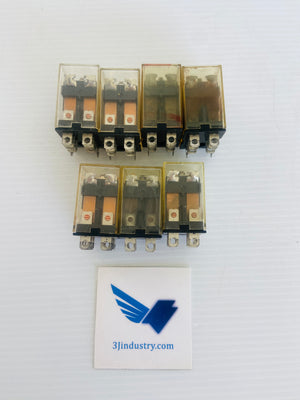 LOT OF 7 - LY2 100/110VAC   -  OMRON LY2100110VAC RELAY