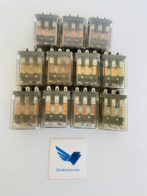 LOT OF 11 - KUP14A15 - 120V - 50/60HZ - 10A  -  POTTER & BRUMFIELD KUP14A15 RELAY