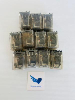 LOT OF 11 - KUP14A15 - 120V - 50/60HZ - 10A  -  POTTER & BRUMFIELD KUP14A15 RELAY