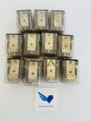 LOT OF 11 - KUP14A15 - 120V - 50/60HZ - 10A  -  POTTER & BRUMFIELD KUP14A15 RELAY