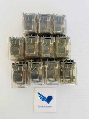 LOT OF 11 - KUP14A15 - 120V - 50/60HZ - 10A  -  POTTER & BRUMFIELD KUP14A15 RELAY