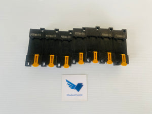 LOT OF 7 PTF08A - 8 PIN - 15A - 240VAC  -  OMRON PTF08A RELAY SOCKET